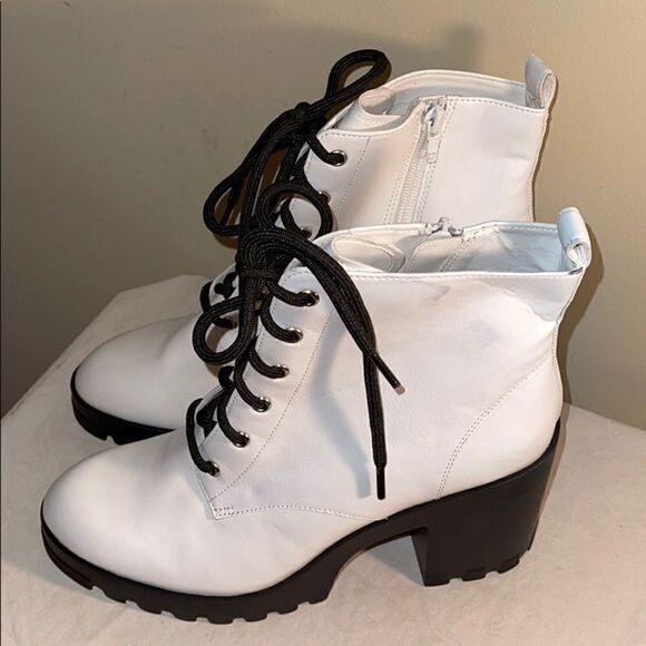 NWOB BP Mason platform combat boots US 8 - Picture 5 of 15